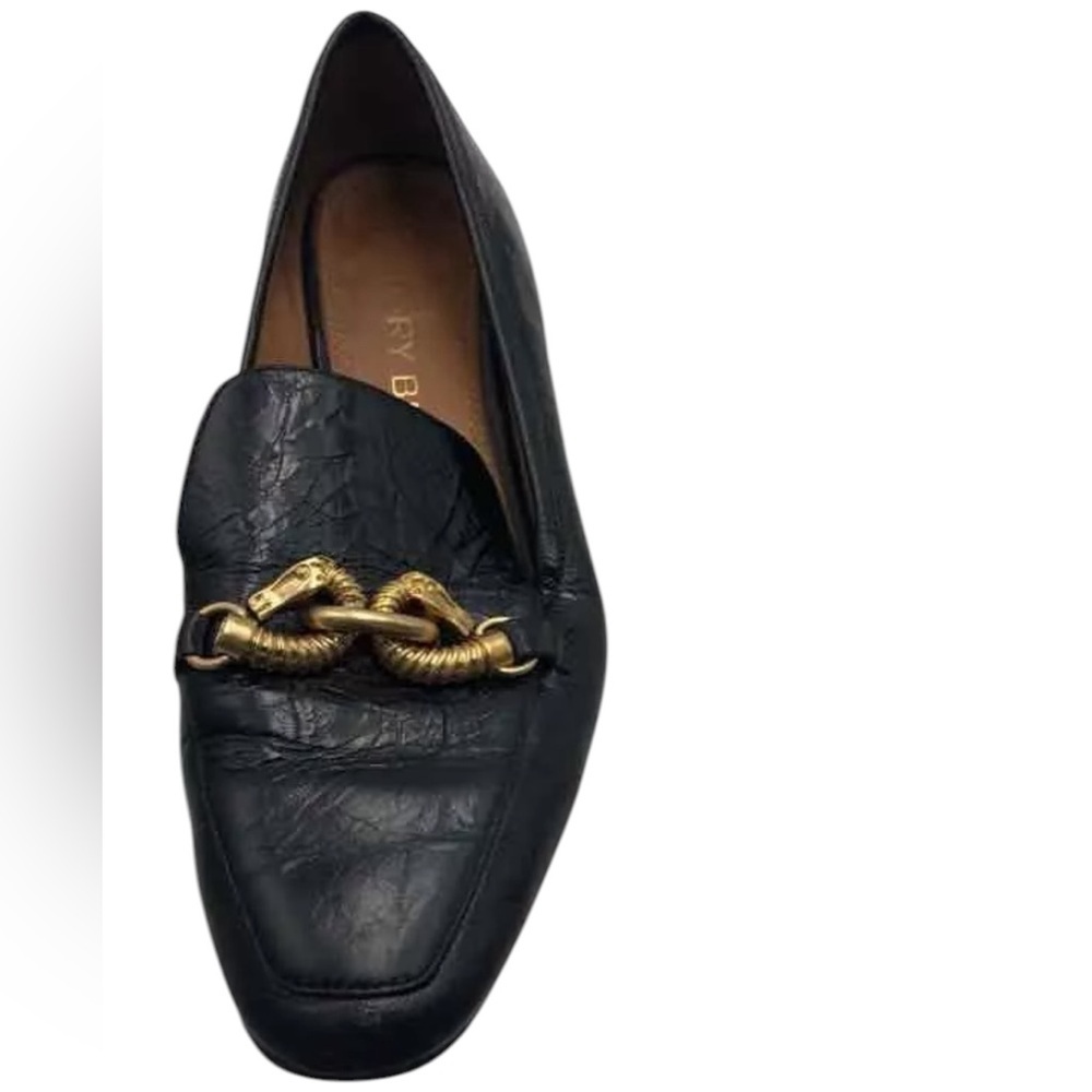 Tory Burch black leather women’s loafer size 7.5M - Picture 5 of 8